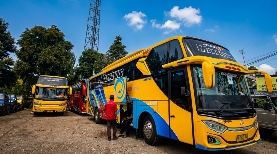 Lepas Penat dari Cubicle: Sewa Big Bus Marpaung 45 Seats SR2 untuk Gathering Kantor ke Kuningan
